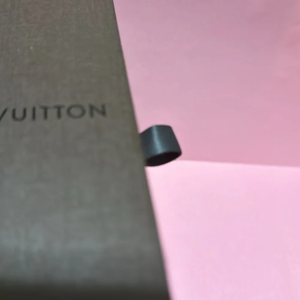 Authentic LOUIS VUITTON Size 6 X 5 X 1.5 Brown Empty Box For Jewelry Storage